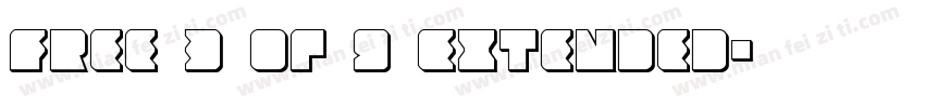 Free 3 of 9 Extended字体转换